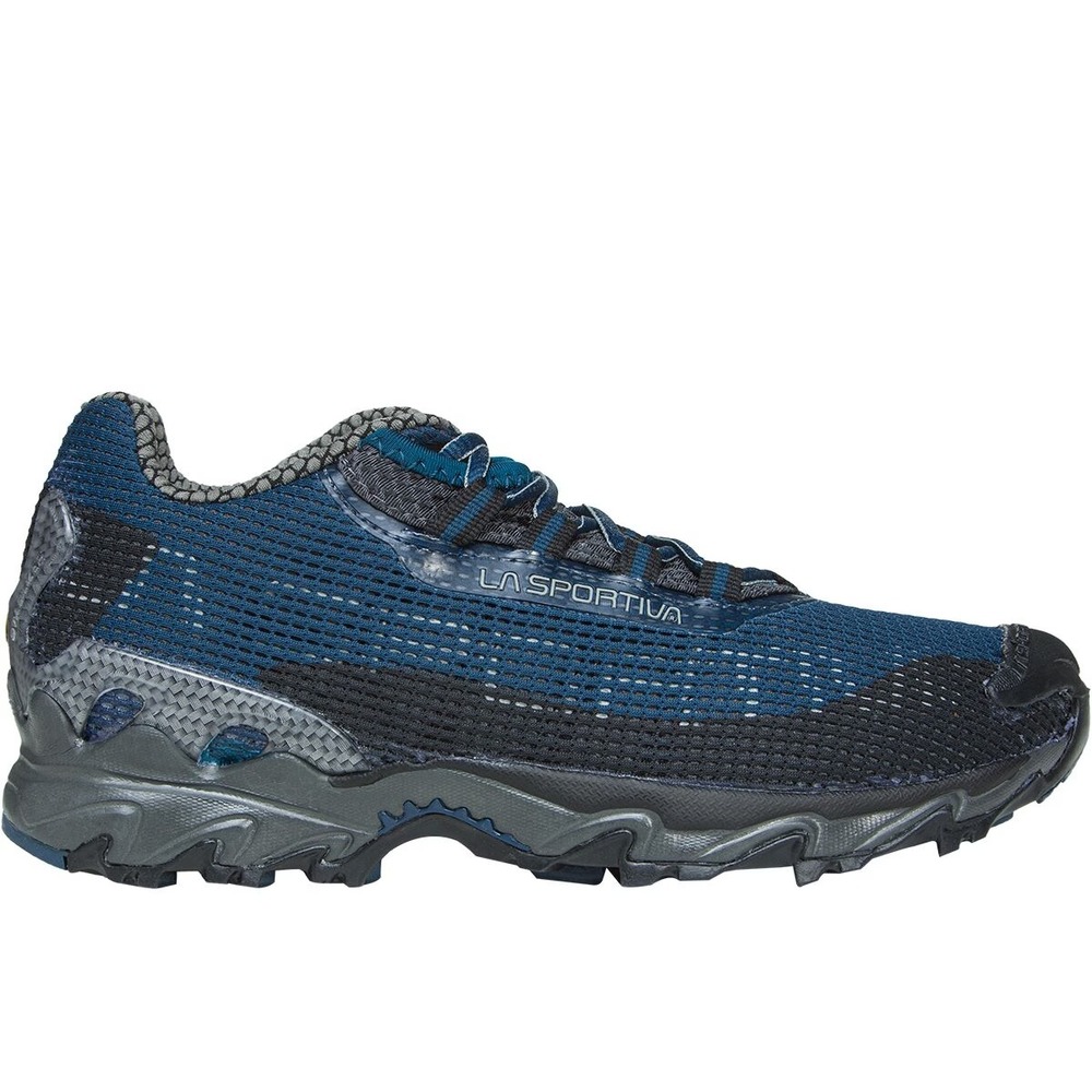 Mens Size EU 43.5 US 10.5-La Sportiva Wildcat Trail Running Sneakers Carbon/Opal